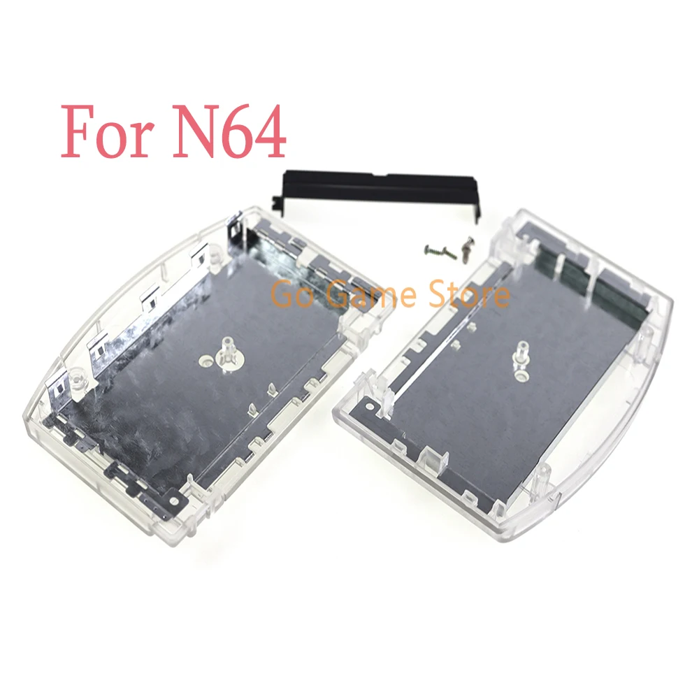 1 комплект для Nintendo N64, американская версия, корпус игровой карты для карты N64 со сменным жестким чехлом с железным держателем и винтами