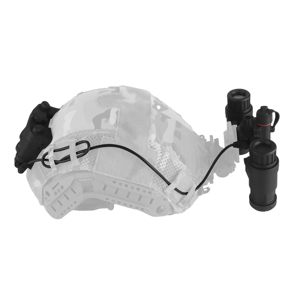 Tactical Helmet with Night Vision Goggle, NVG Dummy Model, AN PVS31 Binocular, No Function