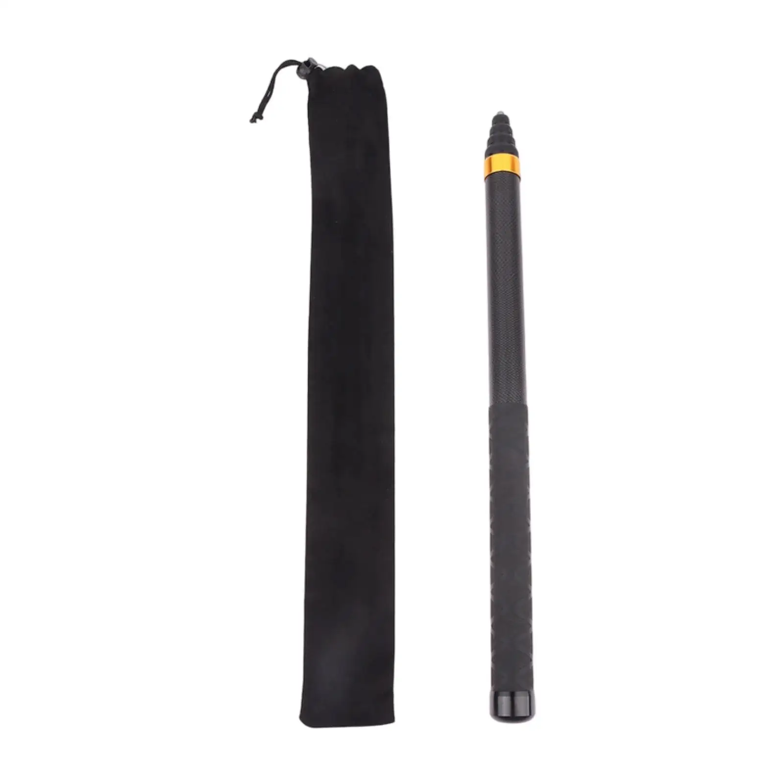 Bâtons à selfie invisibles 3M 9,8 pieds, perche télescopique de voyage extensible, rétractable 360° °   Support rotatif pour monopode long en fibre de carbone