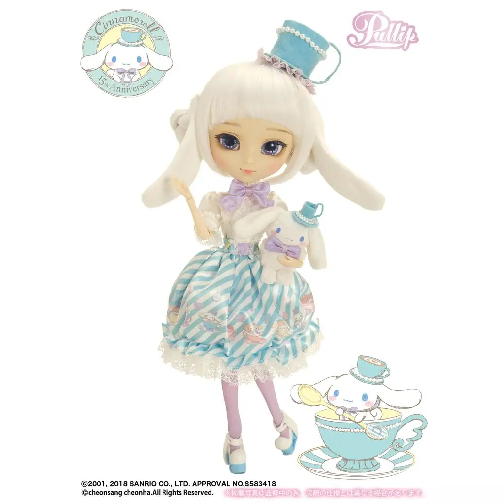 Pullip Sanrio Postacie Anime Model Kuromi Sweet Dream Ver Hellokitty My Melody Cinnamoroll Lala&Kiki 1/6 Ruchome Stawy BJD Zabawka