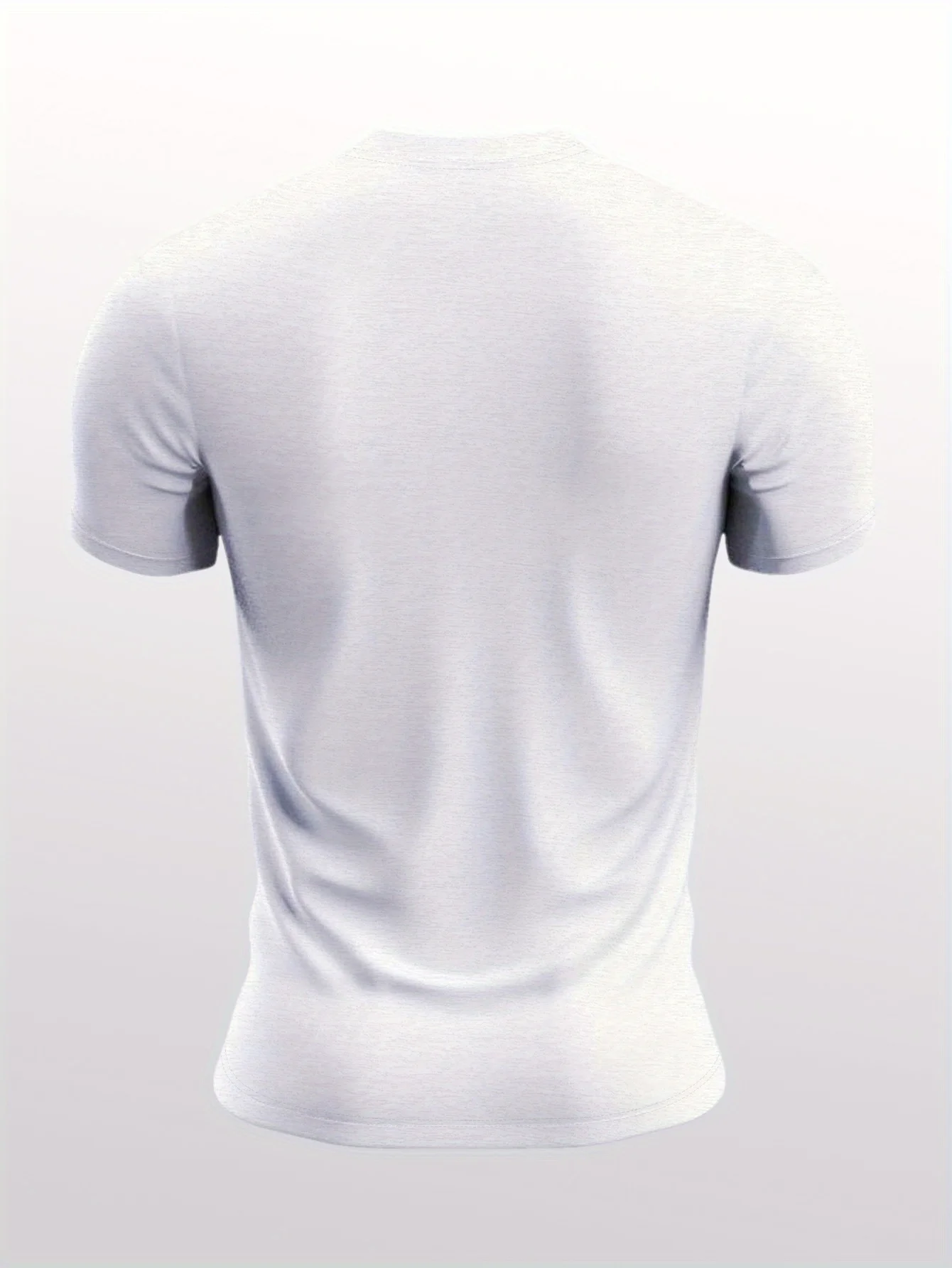 Kaos Katun Pria dengan Desain Detak Jantung EKG Saksofon Kasual Bernapas Leher Bulat Lengan Pendek Pakaian Kasual