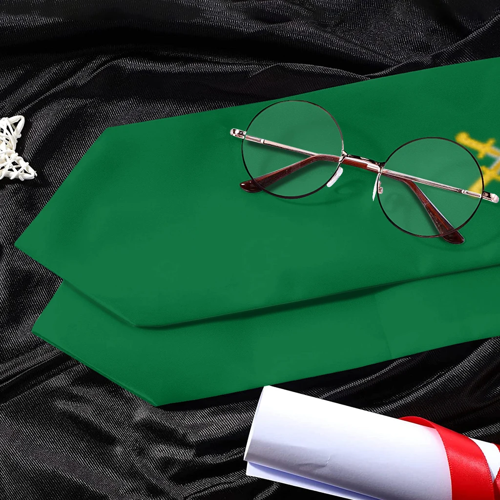 Custom Name Saudi Arabia Flag Scarf Graduation Sash Stole International Study Abroad Adult Unisex Party Accessory