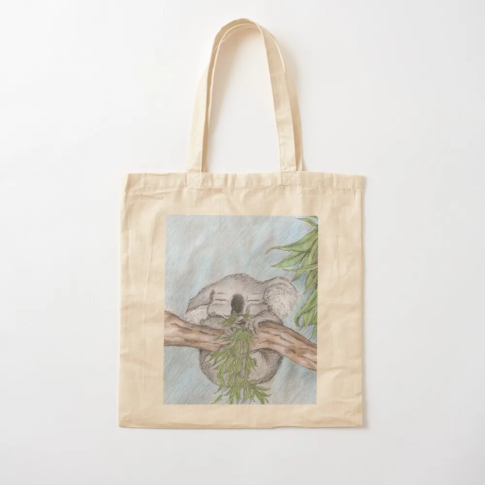 

Sleep Eating Koala Style Tote Bag Women's shopping bag canvas woman Canvas