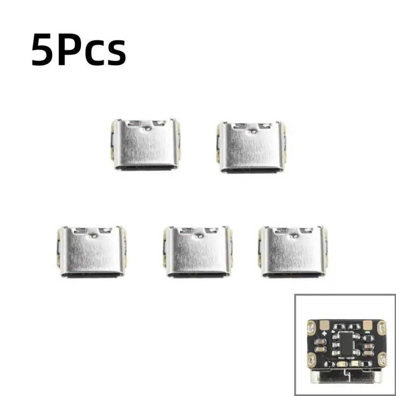 

DC4.2V Mini Lithium Battery Charging Module Pack with 5 Units - Constant Current/Voltage, Type-C Compliant.
