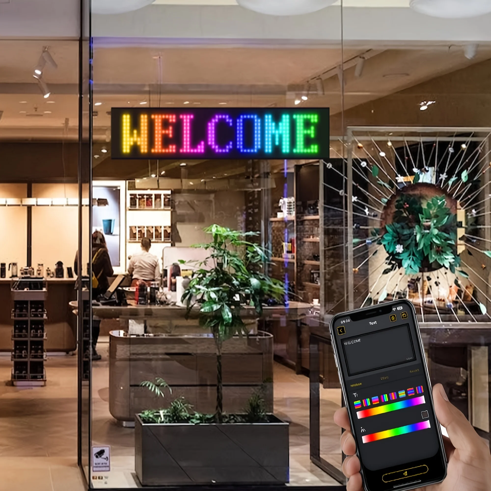 ai音声制御ledピクセルパネル、bluetoothアプリdiyテキストアニメーション、ip66防水フレキシブルスクリーン（車、トラック、家の装飾用）