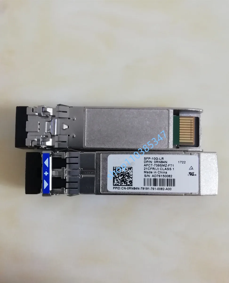 

1PCS 10G LR switch SFP-10G-LR 0RN84N AFCT-739SMZ-FT1 0RN84N-79191-761-0082-A00 10G 1310NM Single mode optical transceiver