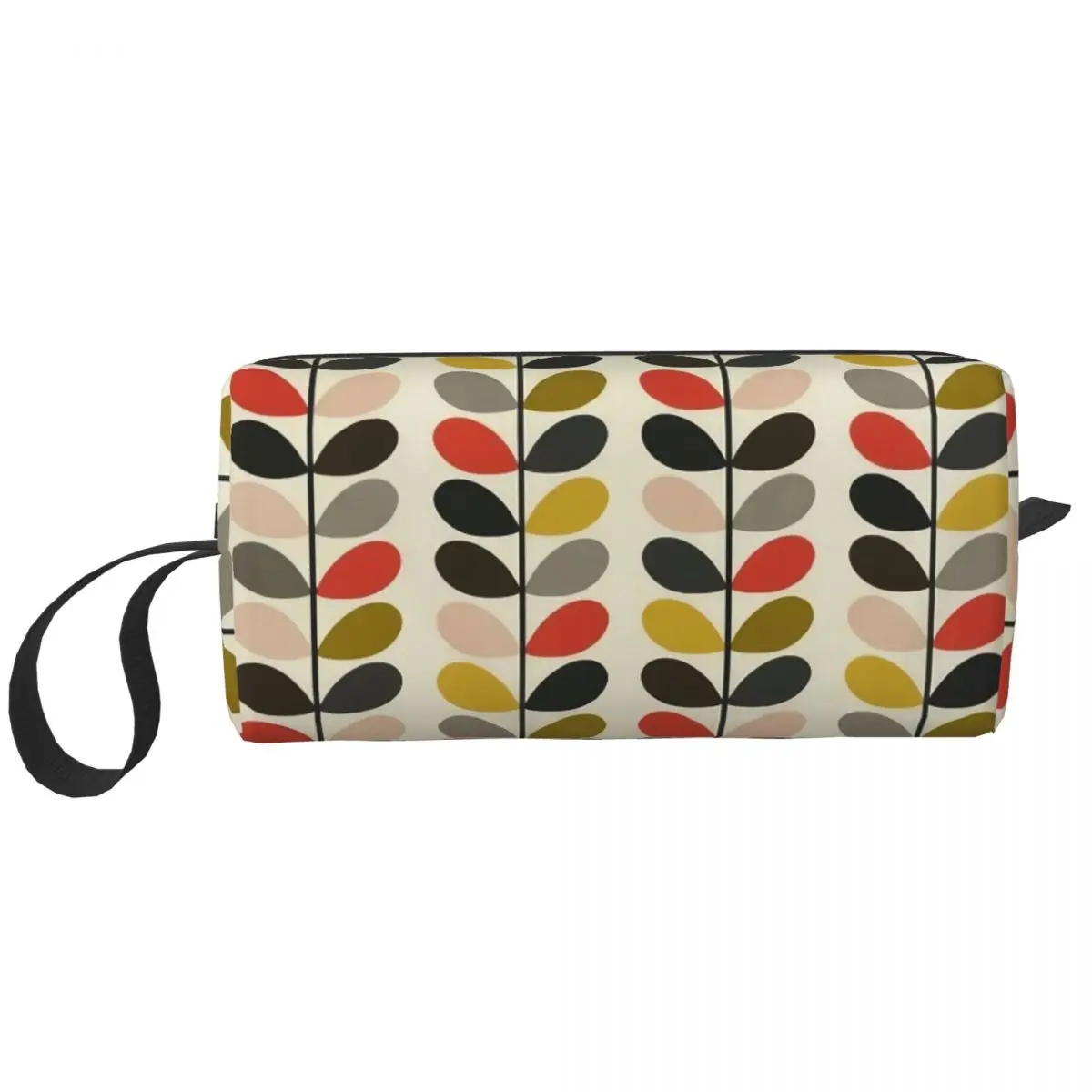 

Большая Цветочная косметичка Orla Kiely, сумка на молнии, дорожные косметички, сумка для хранения с абстрактным рисунком для женщин