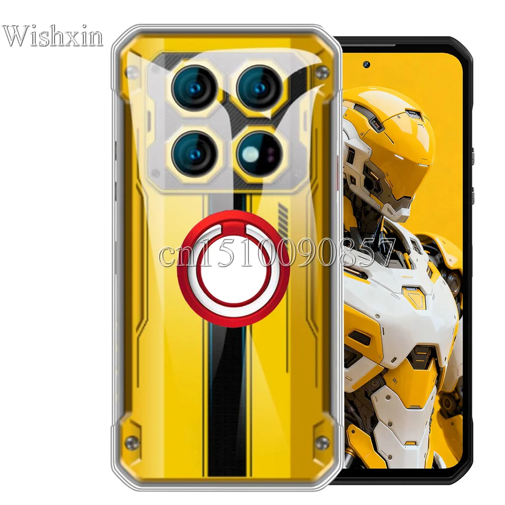 Ringhalter, stoßfest, weiches TPU, Ständer, stoßfeste Hülle für Oukitel WP60 Coque Funda – Detail 2