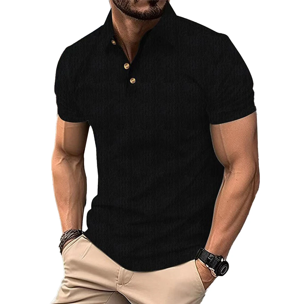 

T Shirt Men's T Shirt Men Regular Short Sleeve Slight Stretch Solid Color Summer T-Shirt Tee Breathable Holiday