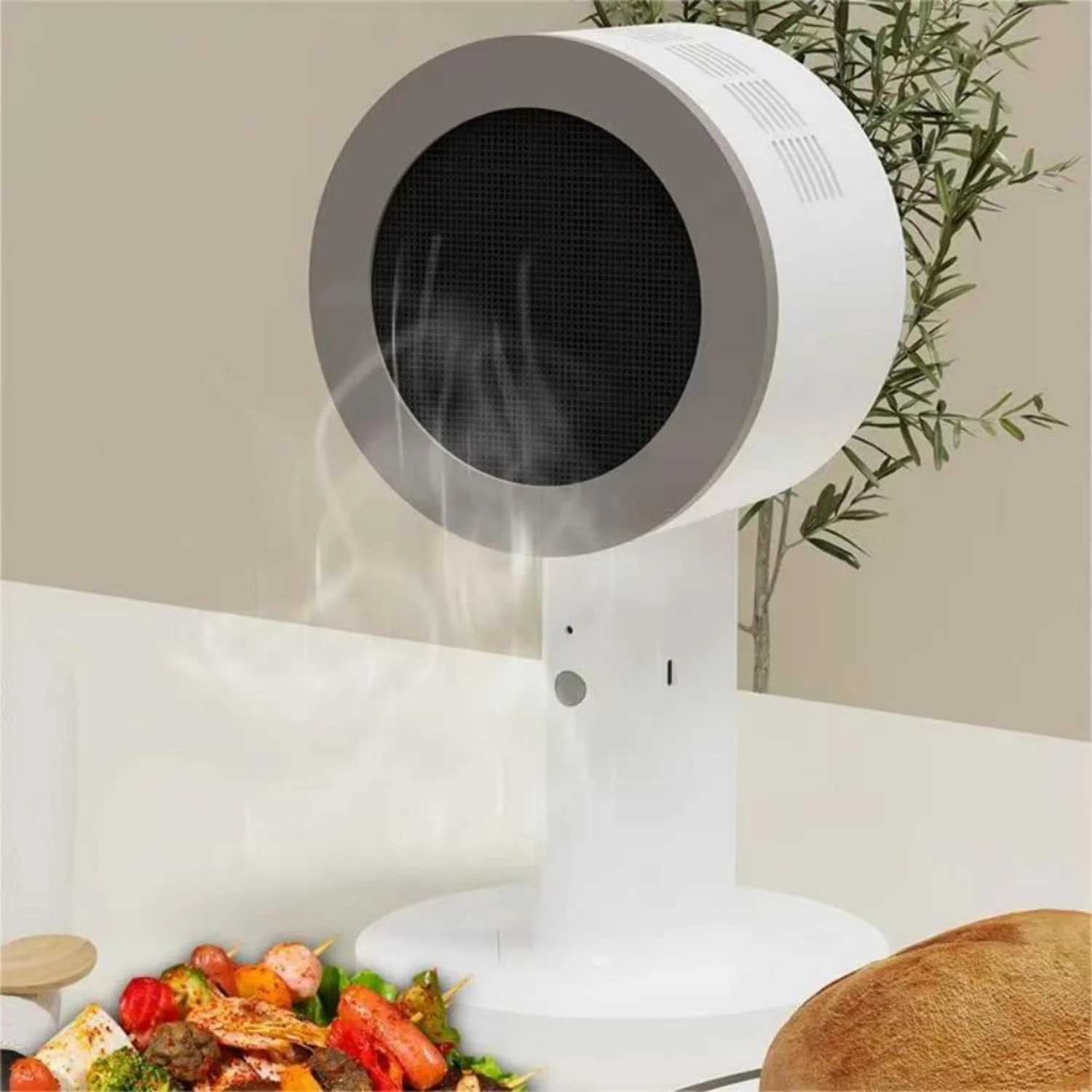 Run 2 hours + with rechargeable battery Portable range hood Mobile Removable aluminum filter Por
