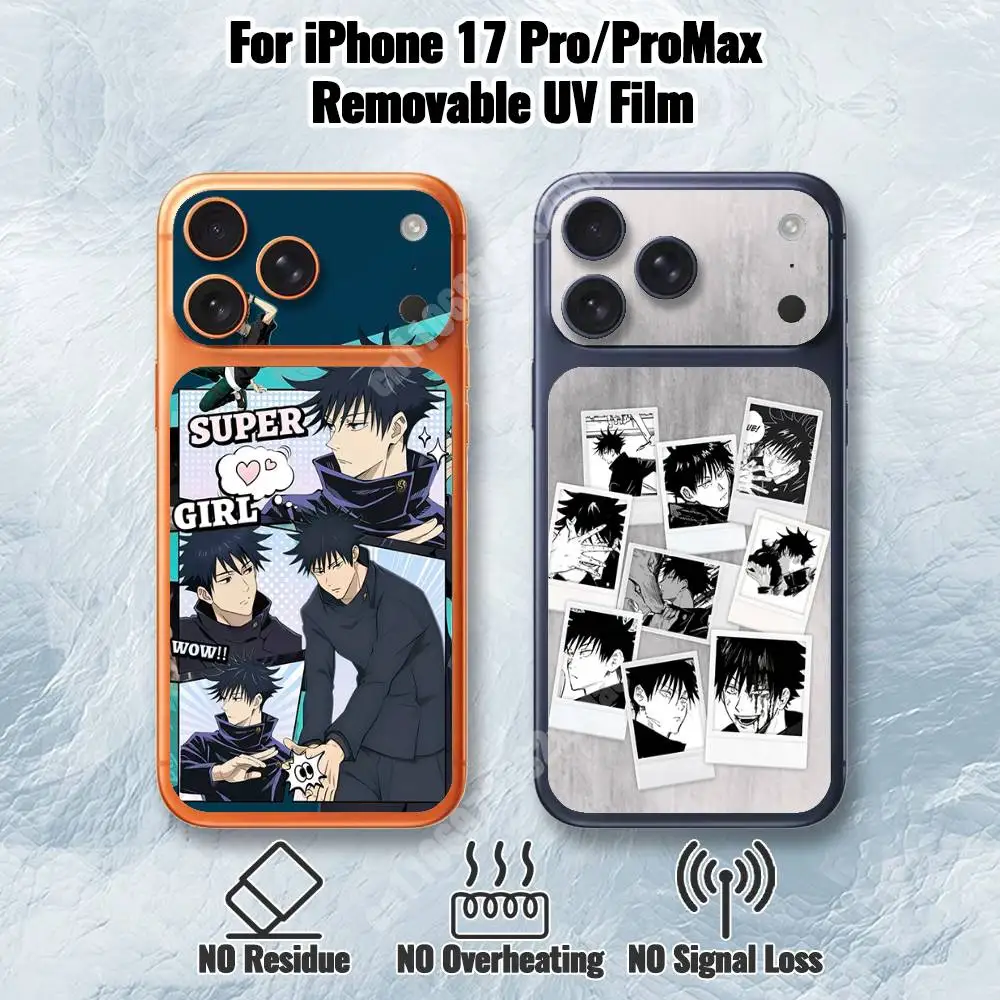 

M-Megumi Fushiguro-S Anime Removable UV Film for iPhone 17 Pro 17 ProMax Back Cover