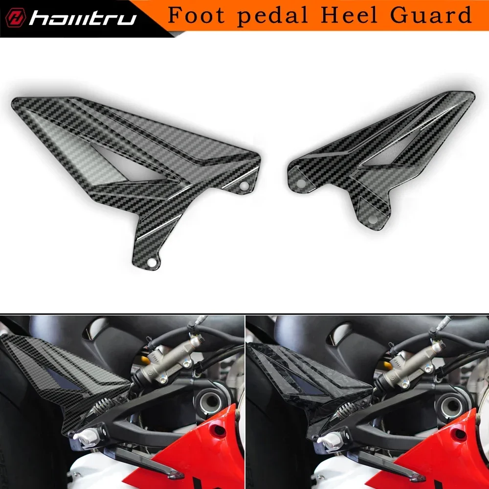 

For Ducati Panigale V4 V4S V4S Corse 2018-2024 Panigale V4 R 2019-2020+ Foot pedal Heel Guard