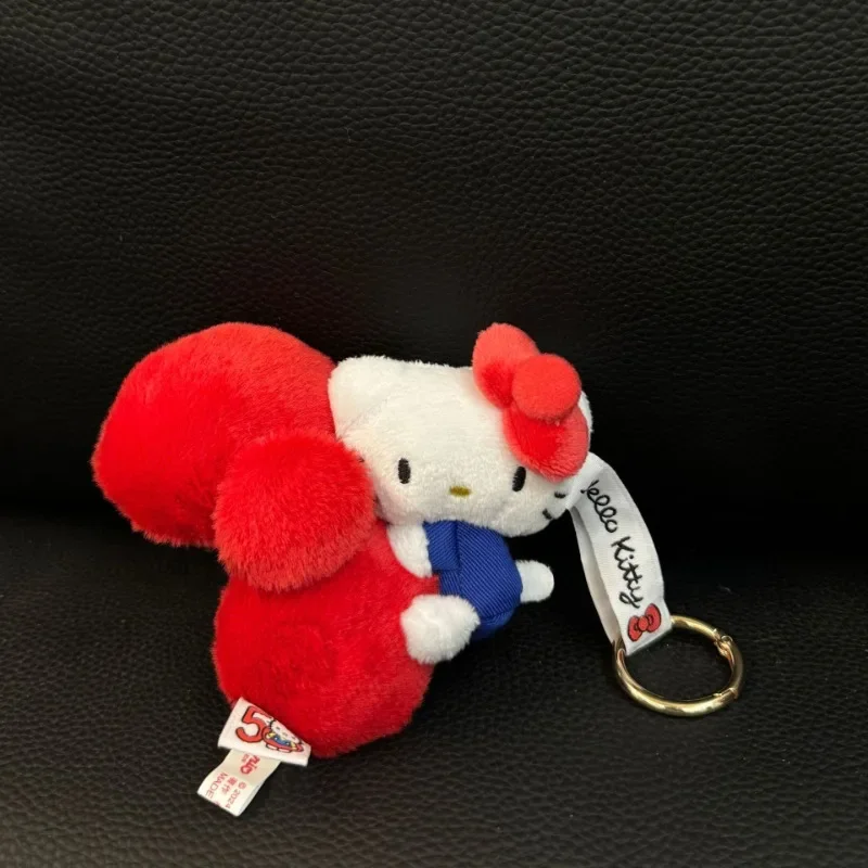 جديد Kawaii سانريو مرحبا كيتي 50th الذكرى القوس المفاتيح الكرتون زوجين على ظهره سحر الأصدقاء الطرفية هدايا عيد ميلاد