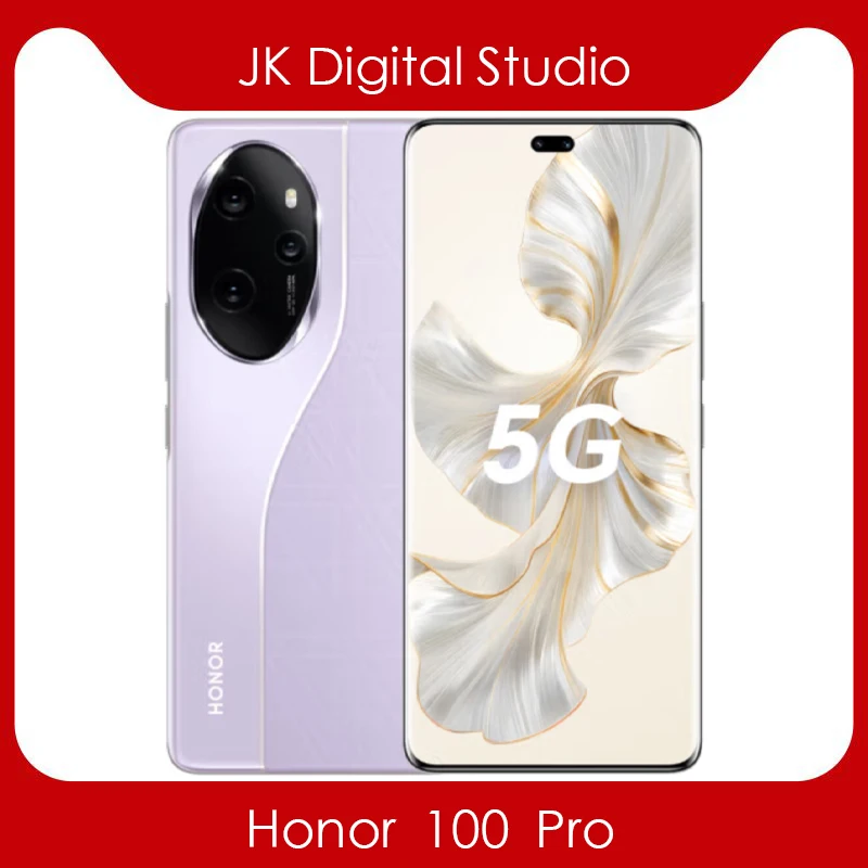 هاتف جوجل بلاي الأصلي هونور 100 برو 5G مقاس 6.78 بوصة OLED Snapdragon8 Gen2 50MP 5000Mah 100W SuperCharge NFC OTA