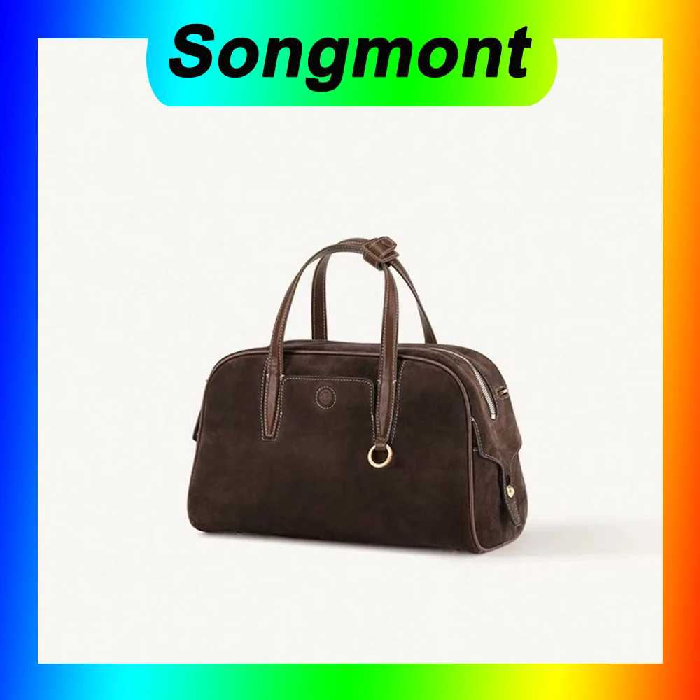 Songmont Bowling Bag Women's Crossbody Tote Boston Bag