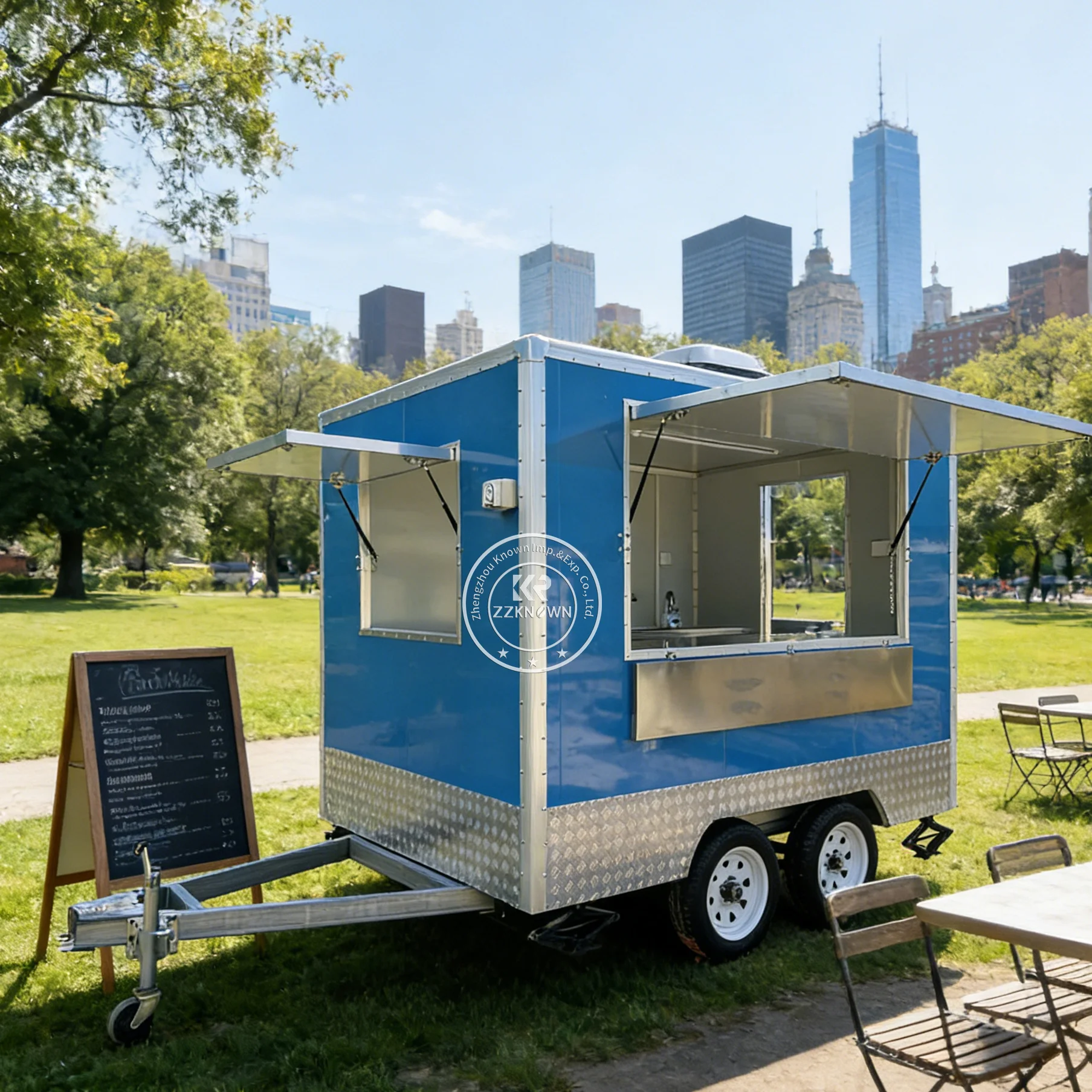 

Customized Mobile Kitchen Coffee Beverage Truck Street Food Trailer Fast Food Truck Pizza Burger Trailer Fully Equipped