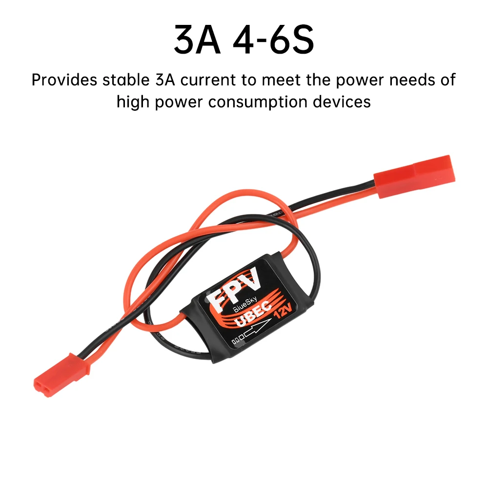 DC-DC Modul Step Down 3A 5V 12V Mini BEC untuk FPV Gimbal Transmisi Gambar Telemetri untuk RC Drone MultiCopter Quadcopter