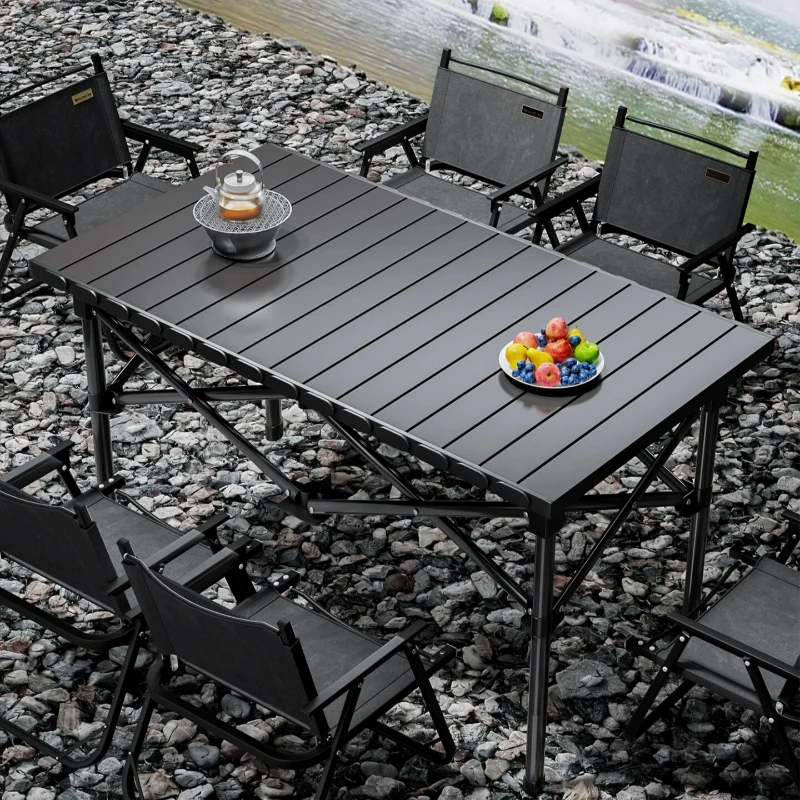 Mesa Plegable para Picnic, Camping, Jardín, Exterior, Patio Trasero, Tavolo Campeggio Richiudibile, Muebles de Jardín