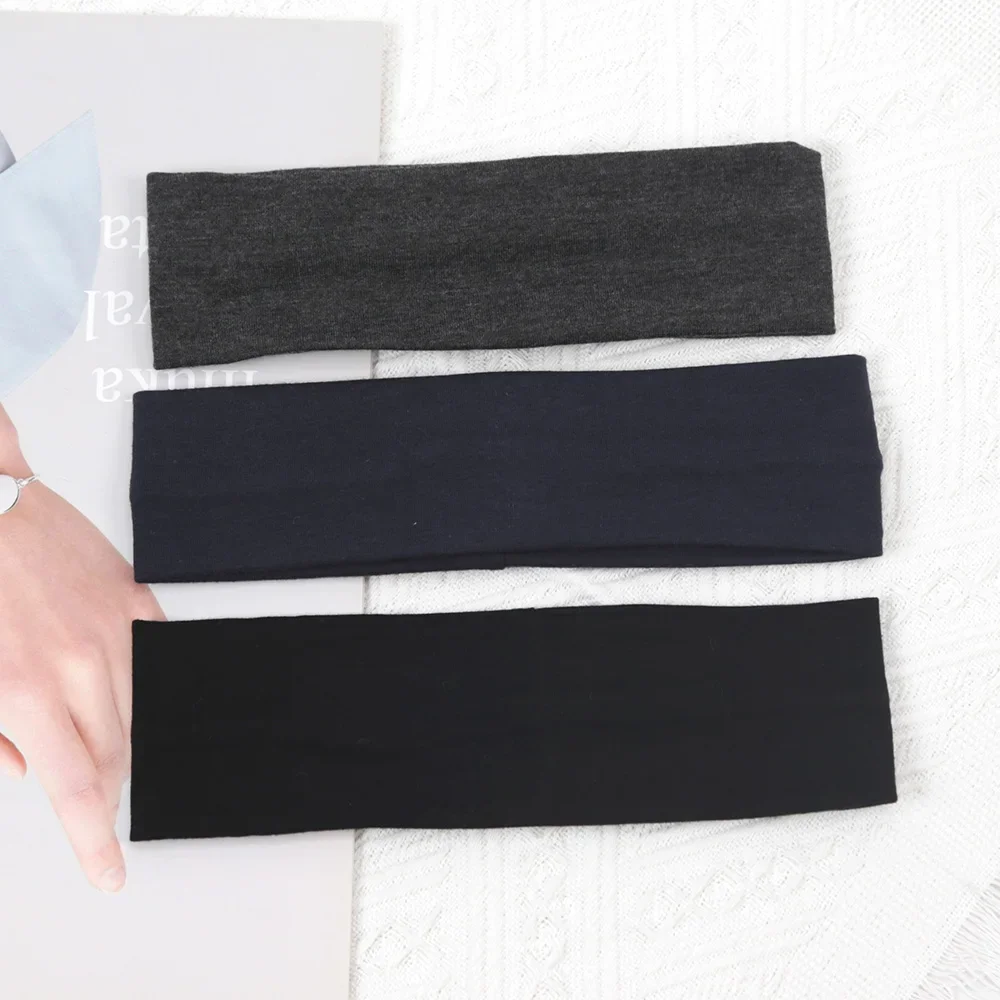 3Pcs Elastic Sports Headbands for Women