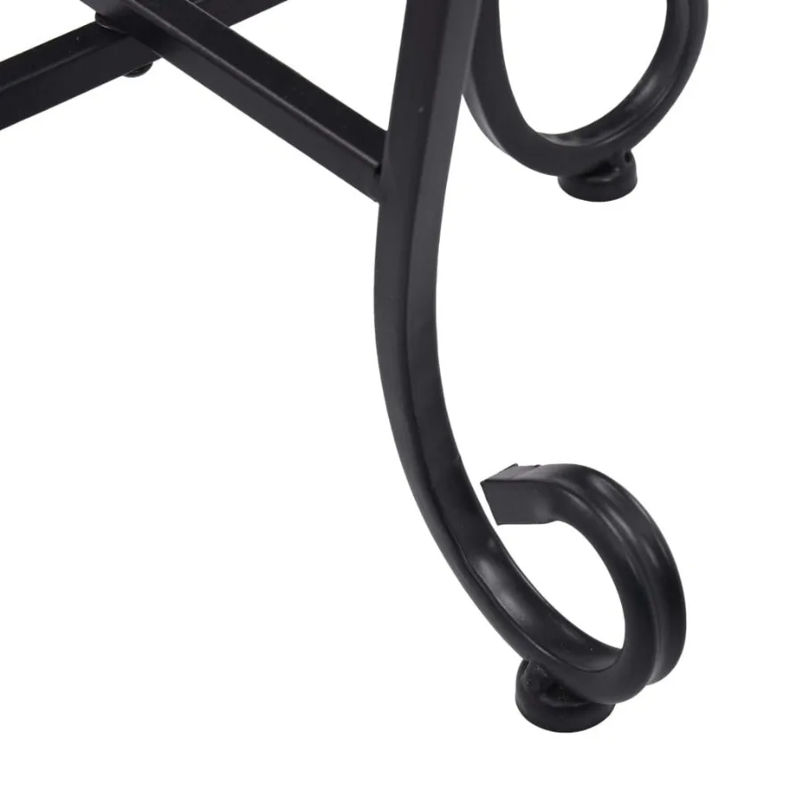 طاولات فسيفساء 3 قطع سيراميك أزرق وأبيض #6