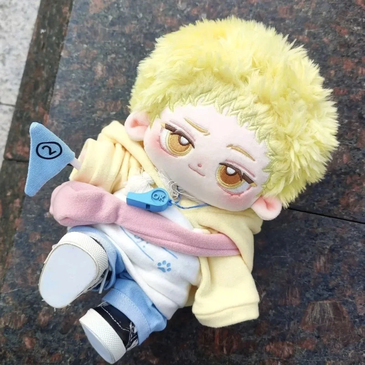 20 cm Haikyuu!! Kei Tsukishima Cosplay Cartoon Anime Niedliche pelzige Baumwollpuppe Naked Baby Maumet Exquisite Delikatesse Puppe Geschenk