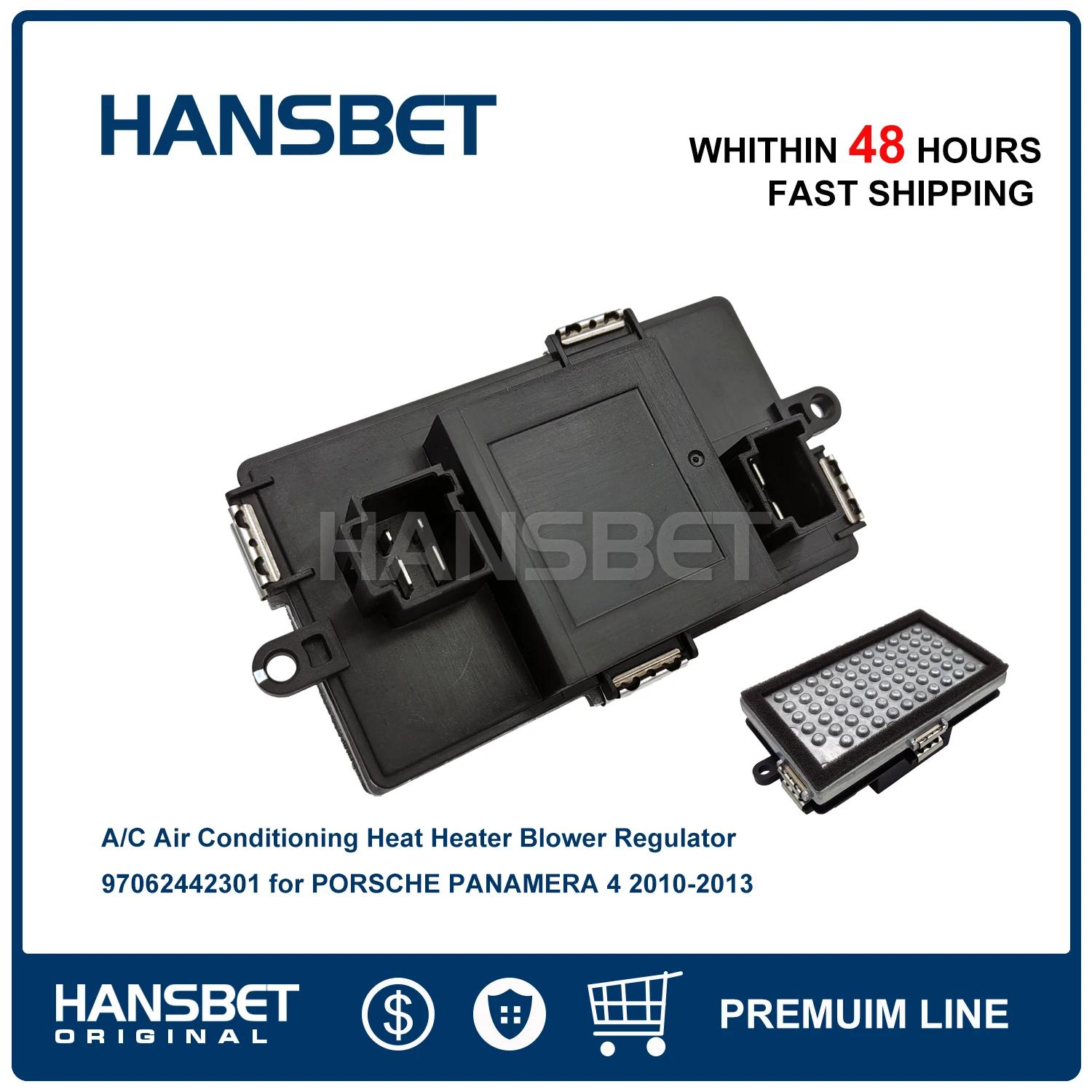 

Регулятор вентилятора обогревателя кондиционера 97062442301 для PORSCHE PANAMERA 4 2010-2013 HANSBET
