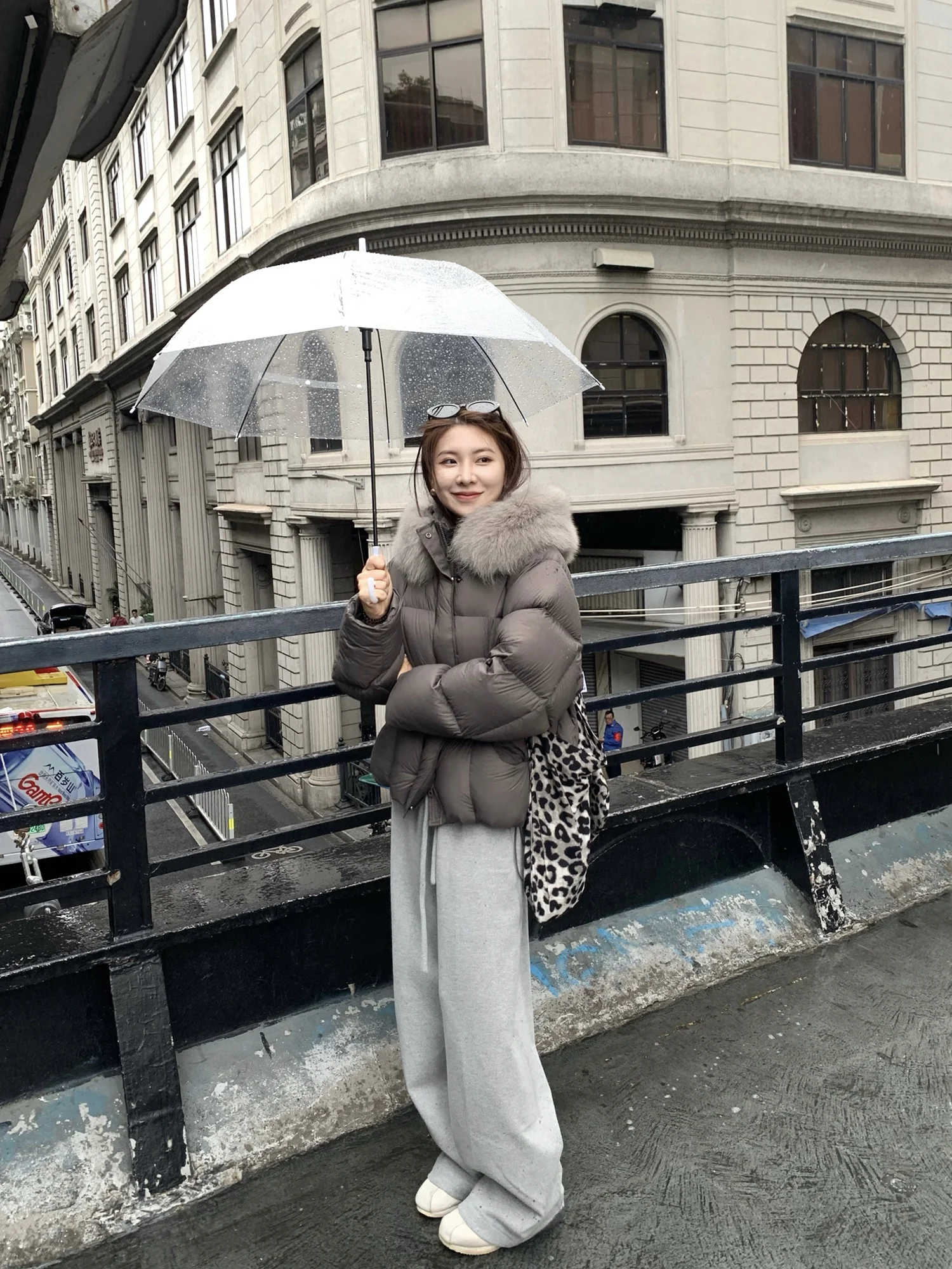 

Iceybella Life-Saving down Jaet Ultra-Thi White Du down Fur Collar Puffer Coat Warm Casual Sle Long Sves