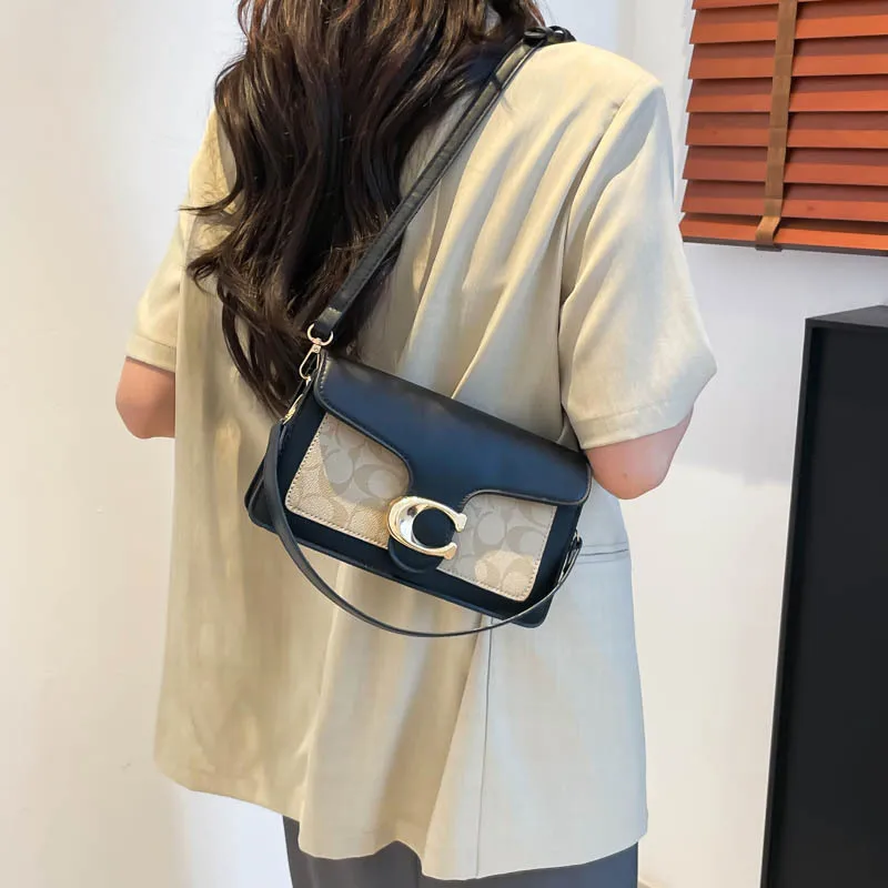 

Vintage Trendy Square Bag, Spacious Design with Detachable Crossbody Strap, Everyday Essential, New 2026