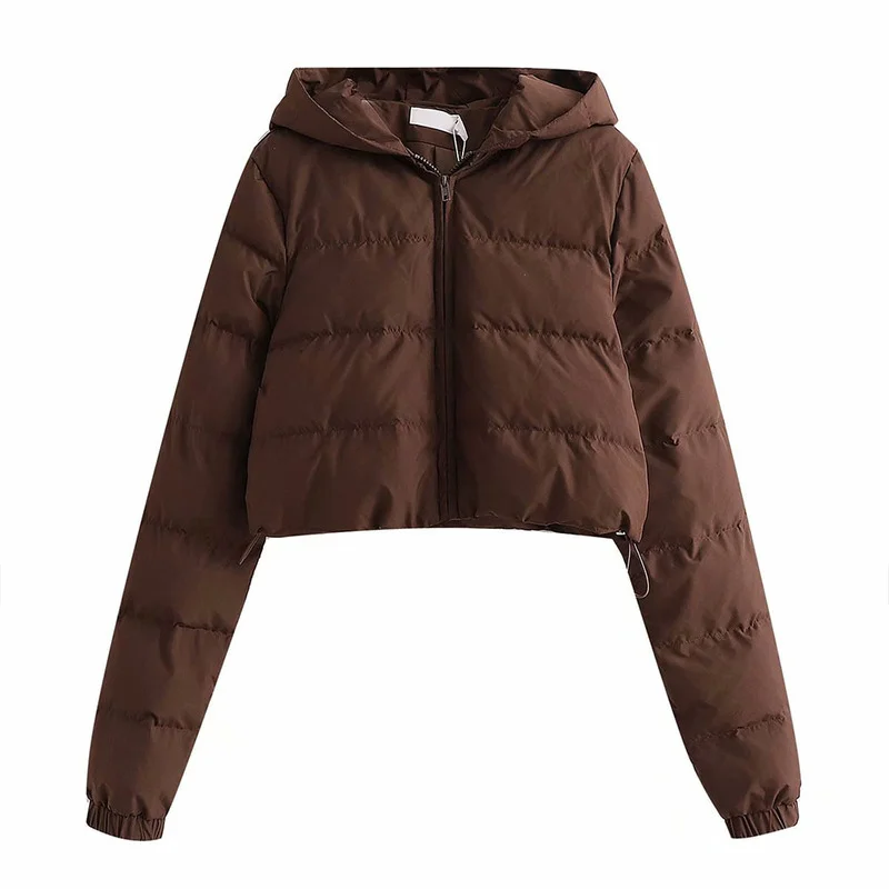 Korean Fashion Casual Wild Short Hooded Warm Thick Jacket Cotton Jacket Winter Clothes for Women Autumn and Winter New Women's