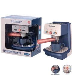 Simulation Electric Coffee Machine With Lighting And Sound Children Mini Appliances Toy Kids Kitchen Toy Set Girls Role Play