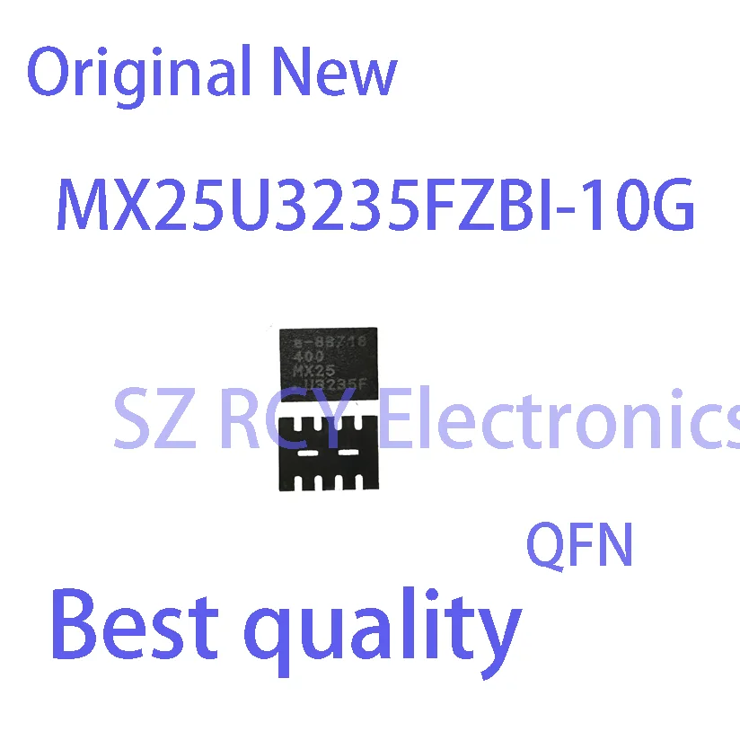 (1-5 PCS)NEW MX25U3235FZBI-10G MX25U3235FZBI U3235F QFN Flash memory IC Chip electronic