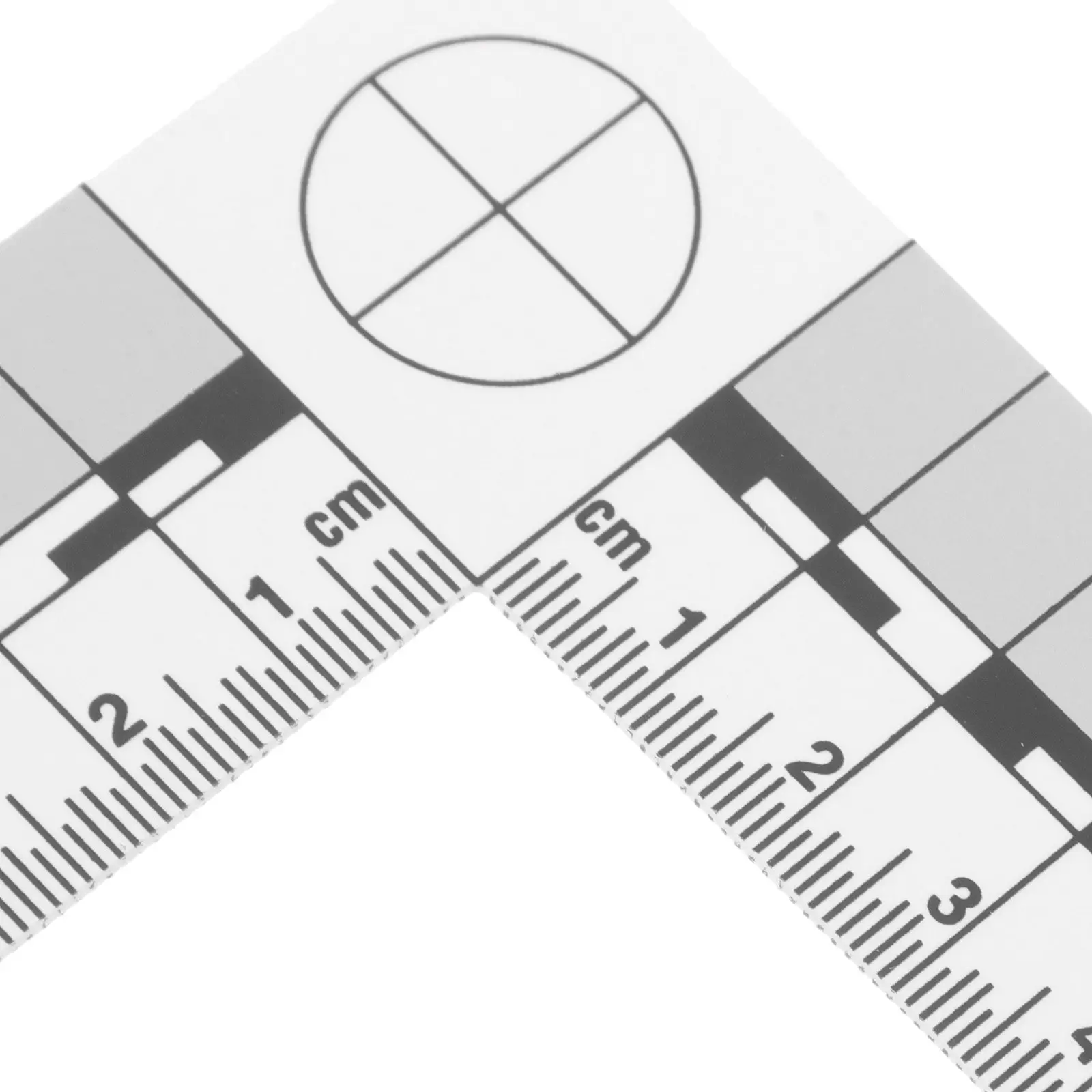 5Pcs Crime Scene L-Shaped Evidence Scale Ruler Precise 90Degree Photomacrographic Measurement Scale Photography Measuring Scales