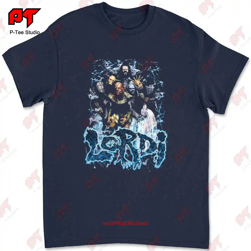 Lordi Spiderweb Band Image Tour 2008 T-shirt RT4G