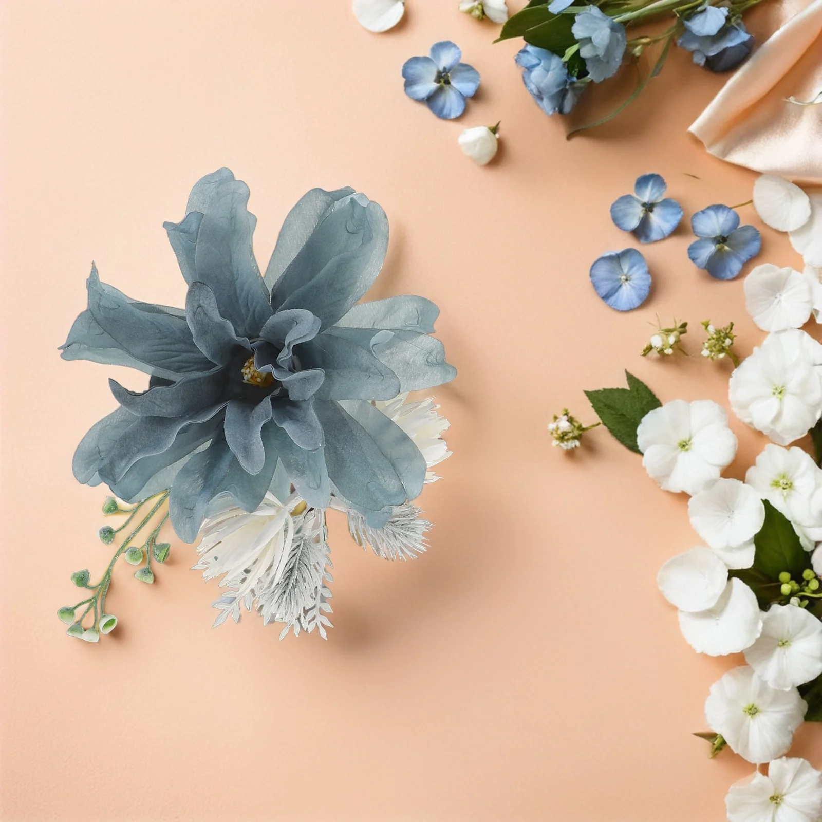 

2Pcs Floral Curtain Tiebacks Clip Decorative Flower Holdbacks Drapery Tieback Clips Farmhouse Boho Flower Tie Backs for Curtains