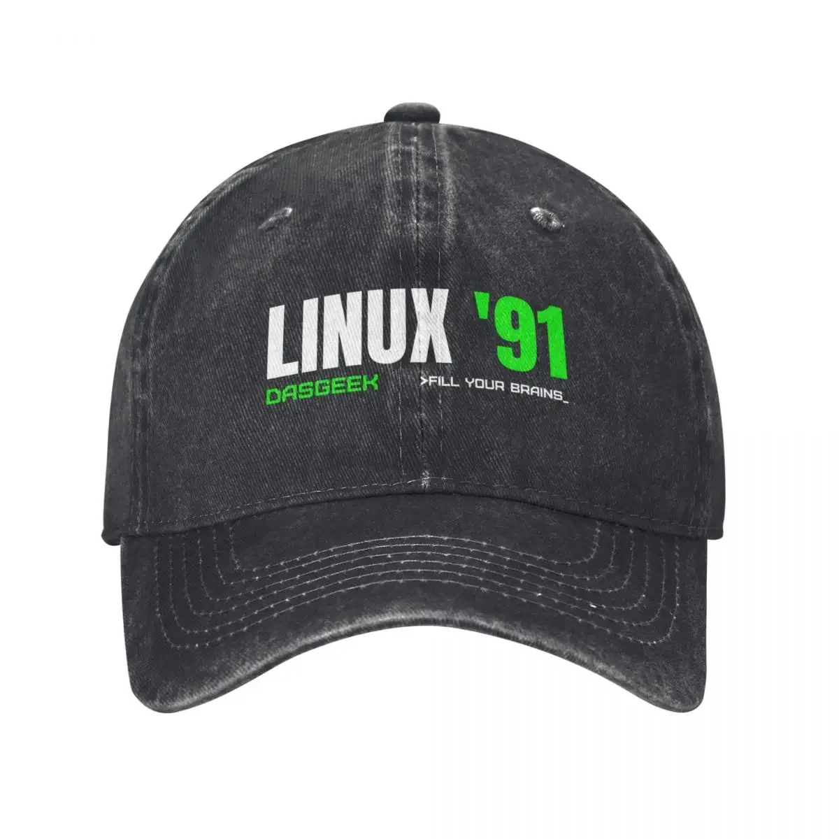 

Linux '91 - DasGeek Baseball Cap custom Hat Christmas Hat Wild Ball Hat Hip Hop Men's Caps Women's