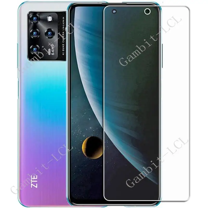 3Pcs Tempered Glass For ZTE Axon 30 5G 30S A41 Travel Blade A52 Lite A72 4G 5G Nubia Z40S V40s Pro Screen Protector Cover Film