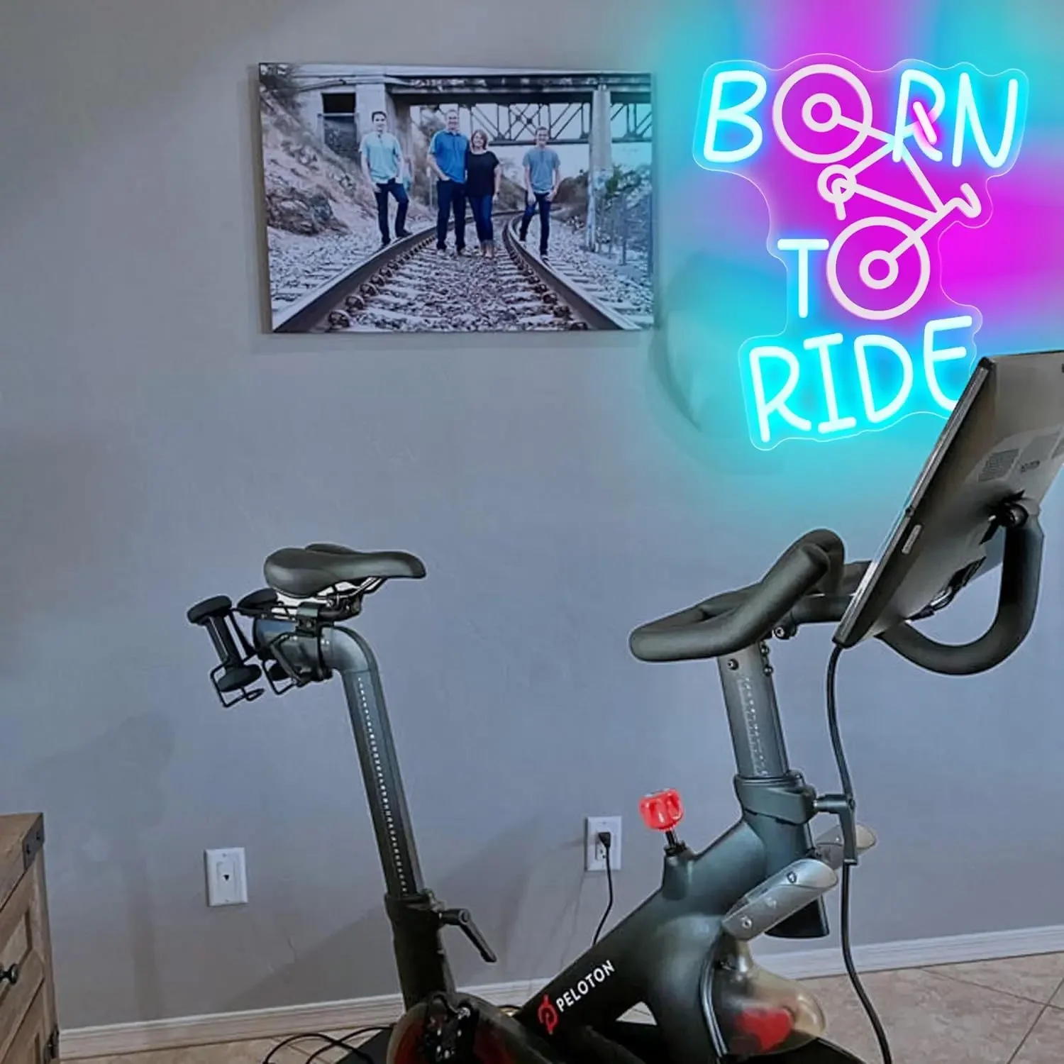 ولد لركوب ضوء النيون LED ضوء النيون لبار عنبر نادي لعبة غرفة رجل الكهف جدار ديكور هدية لصديق الأسرة USB بالطاقة #5