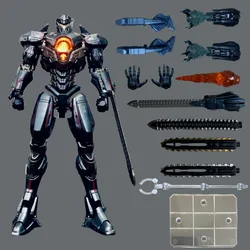18CM Thunder Rises Vengeance Wanderer Mecha Figure Light With LED Mech Robot Ornament Model Alien War ToyS