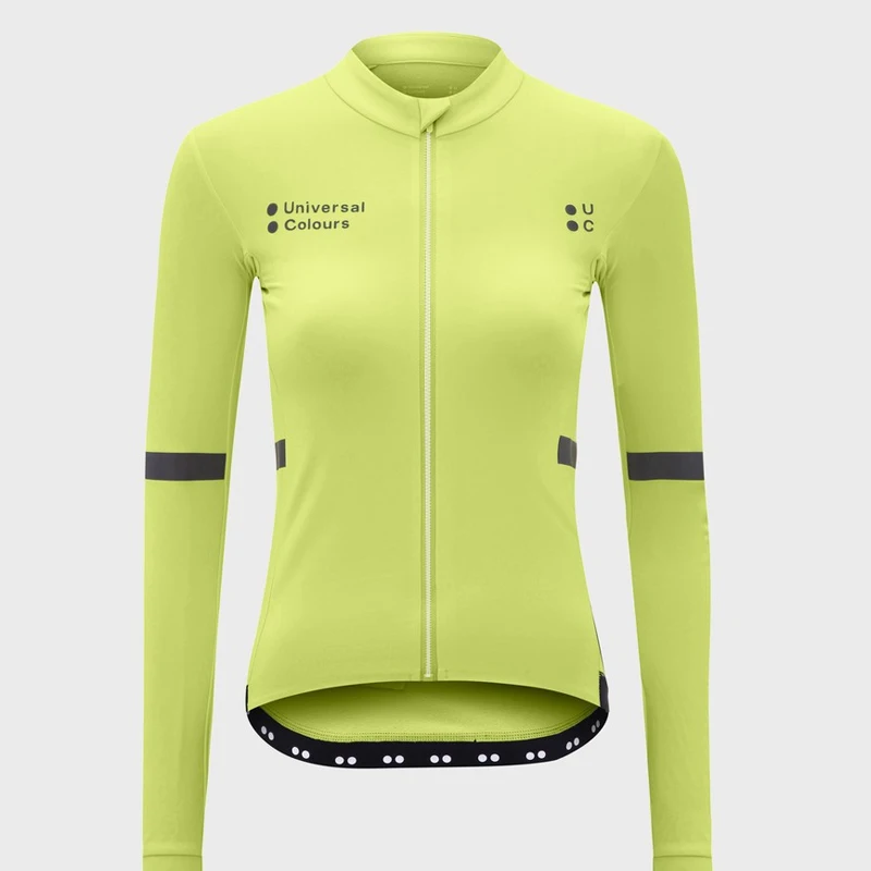 COLOR Women Cycling Jersey Maillot Spring Autumn MTB Bike Thin Long Sleeves Cycling Shirt Breathable Ciclismo Bicycle Clothing