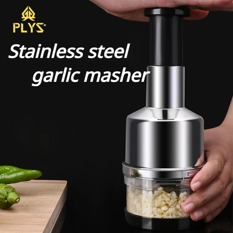 Plus Knoblauch stampfer, Knoblauch hack werkzeug, manueller Knoblauch schläger für den Haushalt, kommerzieller multifunktion aler energie sparender Knoblauch stampfer