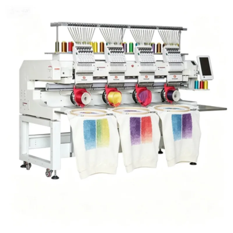 1200 RPM High-Speed Single Head Computerized Embroidery Machine for Finished Garment and T-Shirt Custom Embroidery