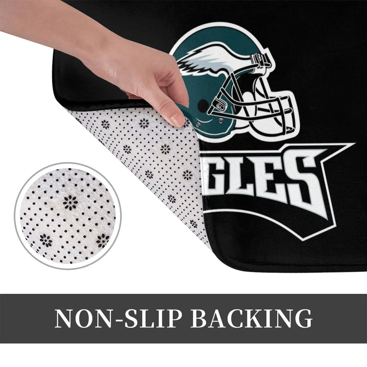Popular,Eagles-Philadelphia Non-slip Doormat Floor Mat Carpet Rug for Kitchen Entrance Home Bedroom Footpad Mats