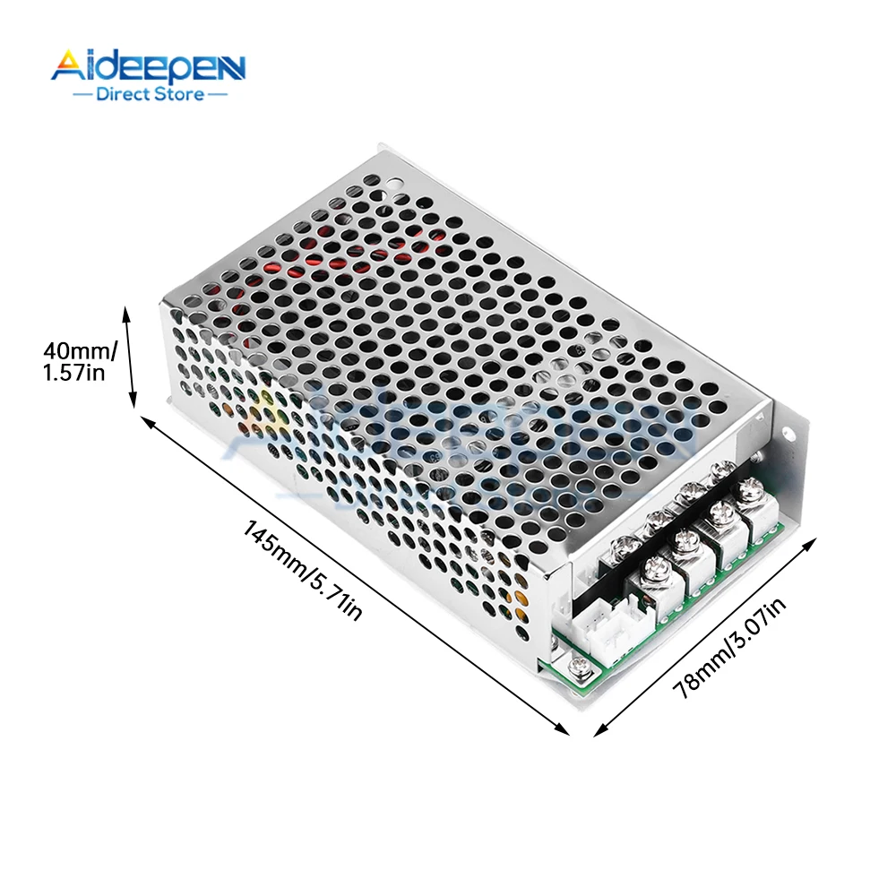 DC Motor Speed Controller 12V PWM Voltage Regulator 12V 24V 48V Dimming Dimmers Motor Speed Controller Input 100A 3000W Governor