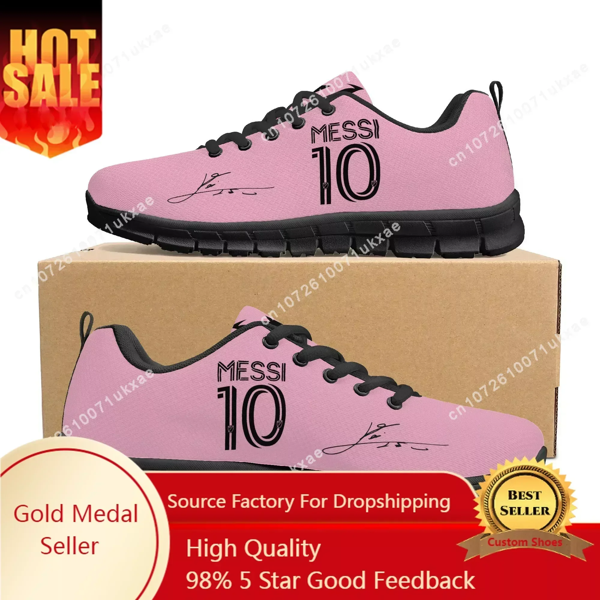 M-Miami M-Messi 10 Logo Argentina Sports Shoes Mens Womens Sneakers High Quality Casual Sneaker Custom Shoes