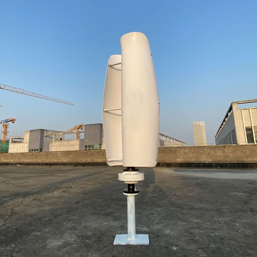 Coreless Low RPM Upright Windmill for Farm Low Noise Home 20000W 12V 24V 48V Vertical Axis Wind Energy Turbine Generator 20KW