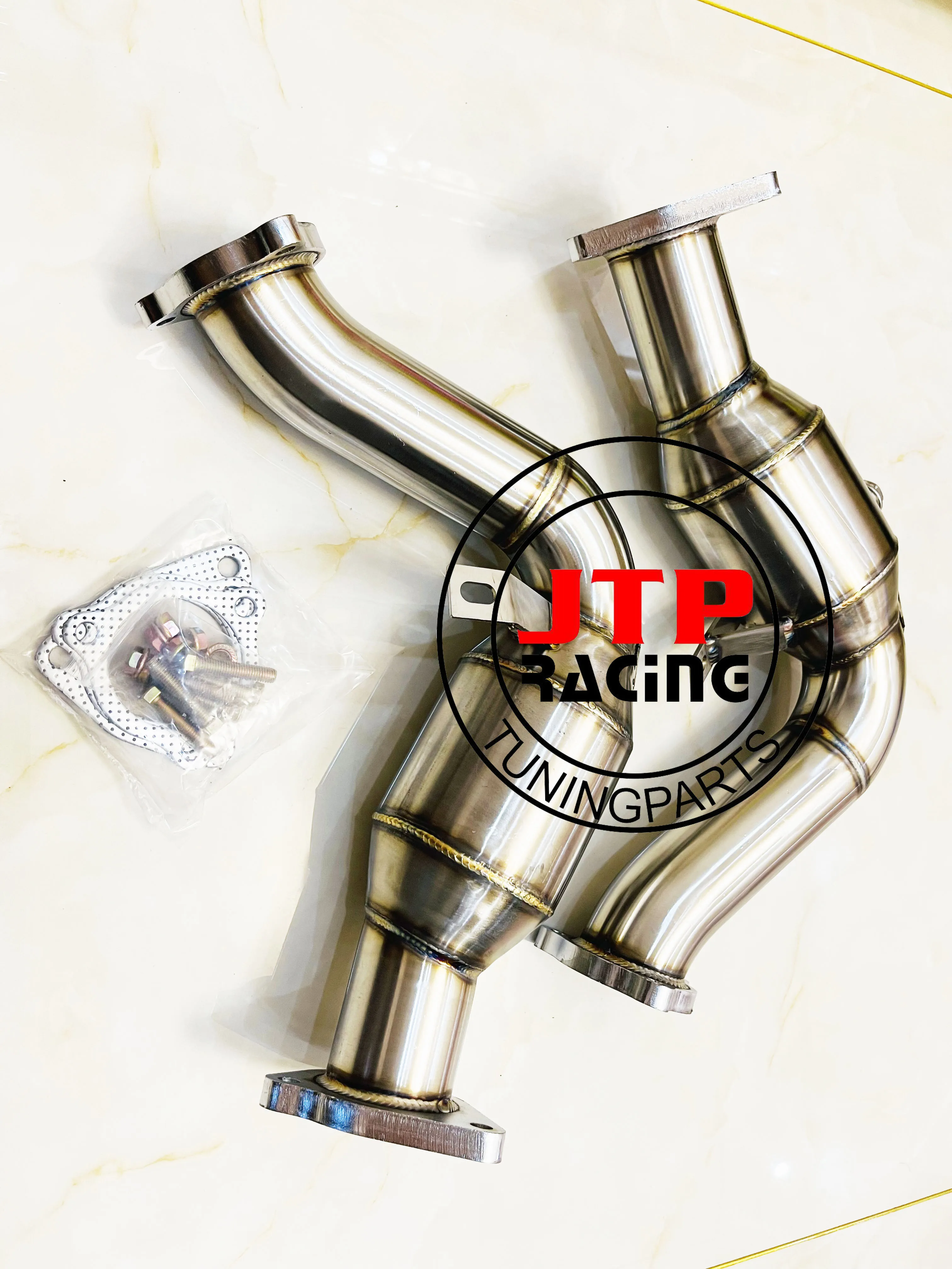 Downpipe for audi A5 S5 A6 A7 C7 A8 D4 Q5 SQ5 B8 3.0 TFSI V6 A4 S4 B8.5 B8 Downpipe decat