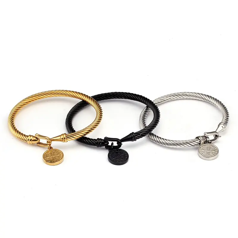 New Fashion Portrait Pendant Men Women Charm Bracelets Stainless Steel Wristband Chain Link Bracelets Jewelry