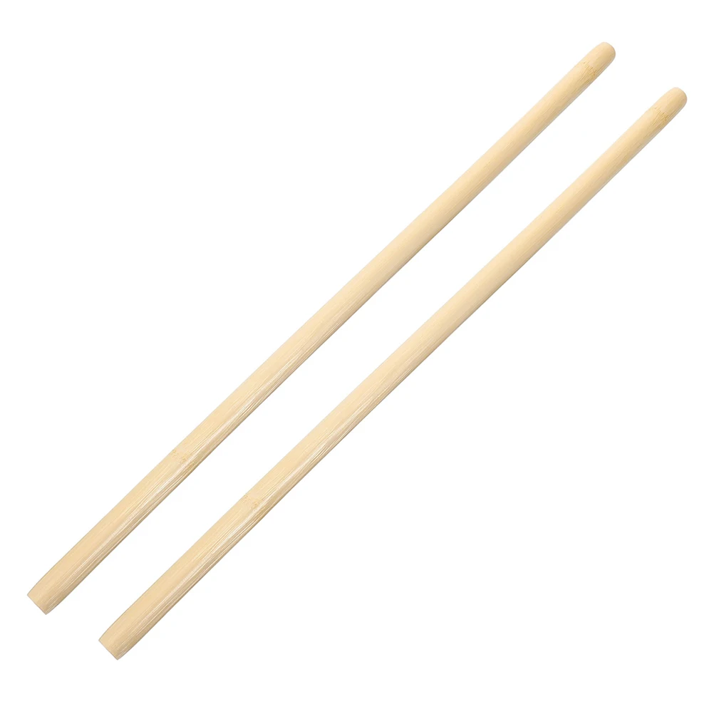 

2 Pcs Bamboo Massage Stick Muscle Massager for Back Facial Household Beauty Hand Held Roller Staff Tool Therapy
