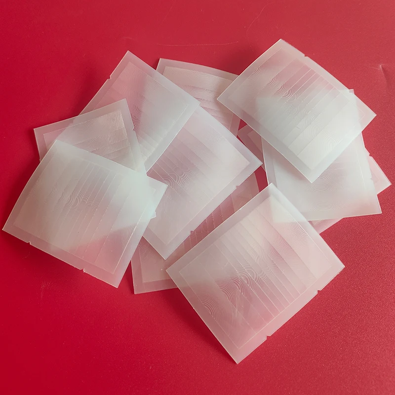 56x53.5x0.65mm Schistose HDPE Fresnel Lens for Far Sensing Distance Human Body Infrared Induction Optical PIR Lenses