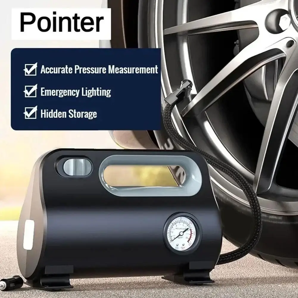 Car Air Pump Portable Wireless Air Pump High Power Digital Display Tire Pressure Auto Motorcycle Car Accessories